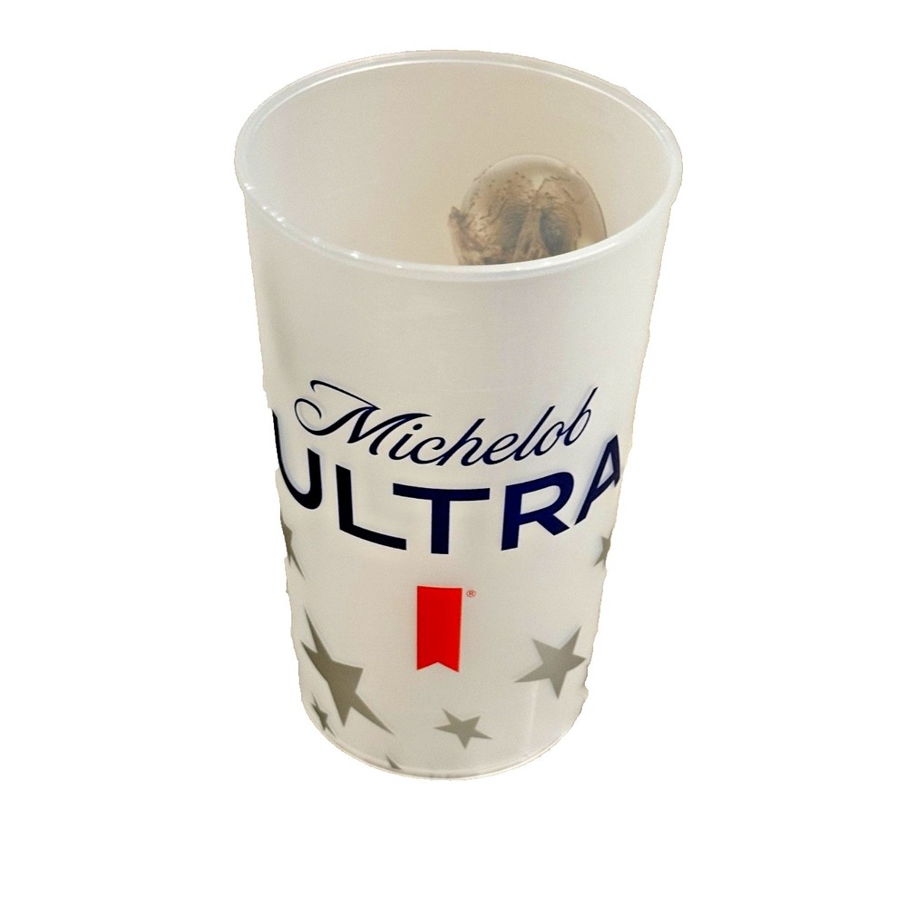 FIFA World Cup 2026 - Soccer Michelob Ultra USA Trophy Plastic Beer Cup Frosted